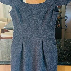BCBGeneration Navy Textured Mini Dress